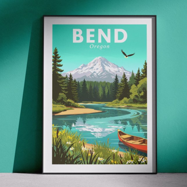 Poster Bend Vintage Oregon (Criador carregado)