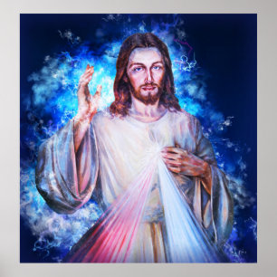 Poster Bendição de mão de jesus