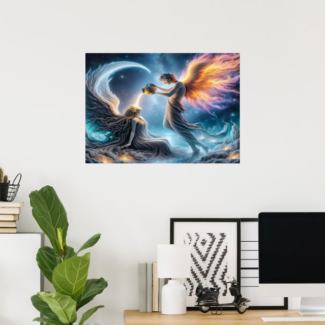 Poster Bendito Seja (Escritório em casa)