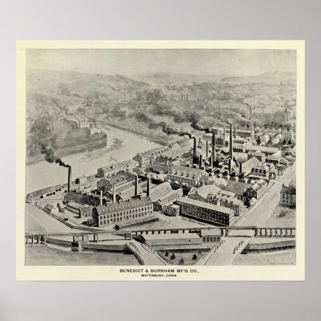 Poster Benedict & Burnham Mfg Co (Frente)
