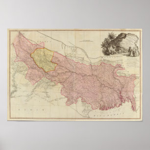 Póster Bengal, Bahar, Oudes, Allahabad