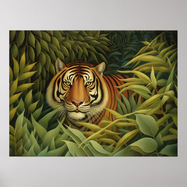 Poster Bengala Tiger Digital Art (Frente)