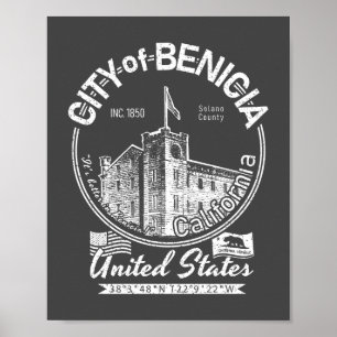 POSTER BENICIA CALIFÓRNIA - ARSENAL DA BÉLICA