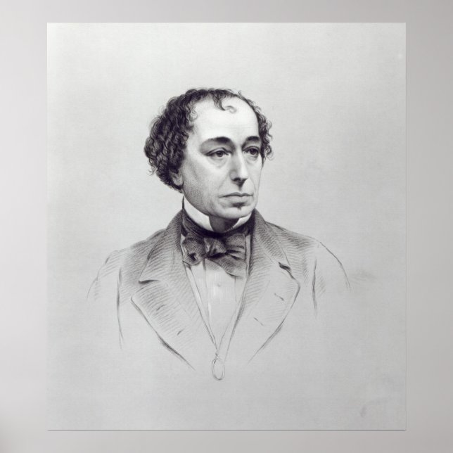 Póster Benjamin Disraeli, 1rua Earl Beaconsfield (Frente)