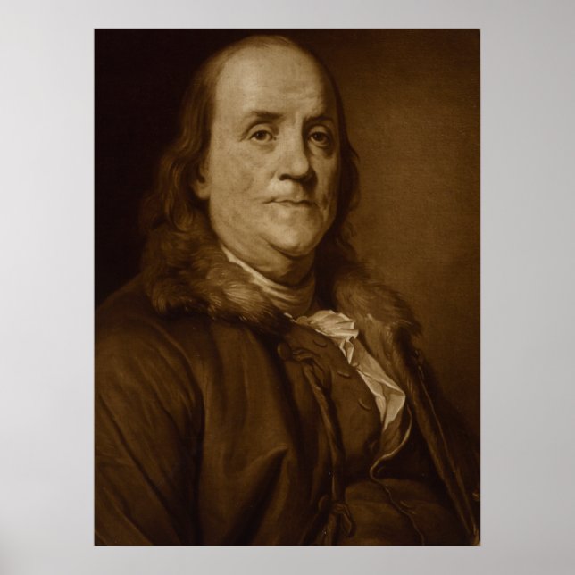 Póster Benjamin Franklin (Frente)