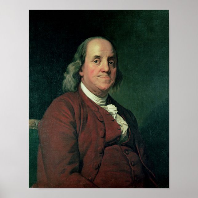 Poster Benjamin Franklin, 1782 (Frente)