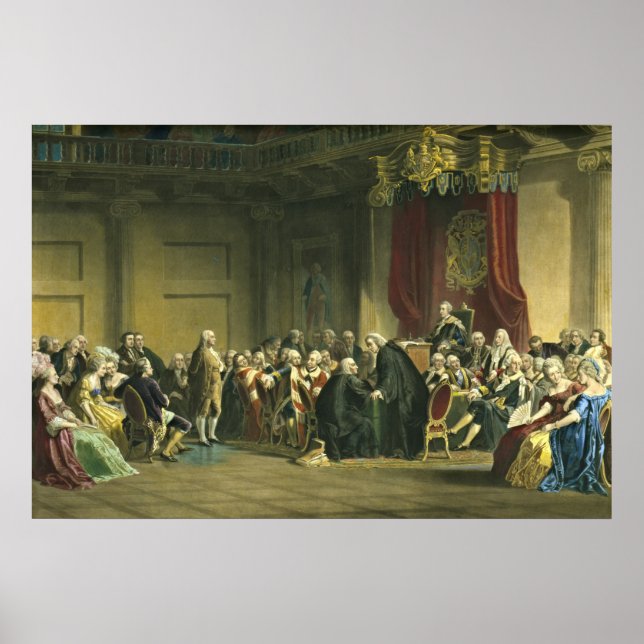 Poster Benjamin Franklin 1868 (Frente)