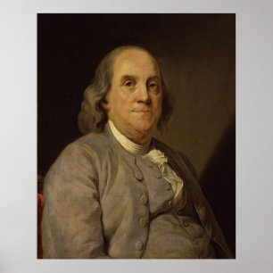 Póster BENJAMIN FRANKLIN por Joseph-Siffred Duplessis