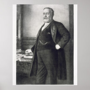 Póster Benjamin Harrison (1833-1901), 23º Presidente da C