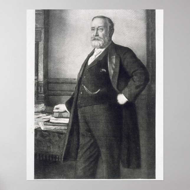Póster Benjamin Harrison (1833-1901), 23º Presidente da C (Frente)