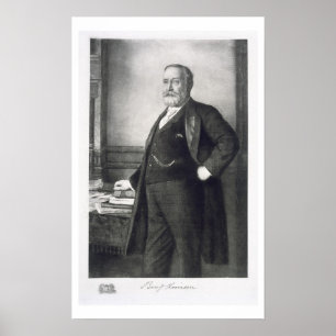 Póster Benjamin Harrison (1833-1901), 2ó presidente de t