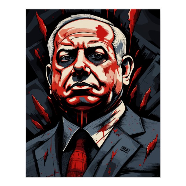 Póster Benjamin Netanyahu (Frente)