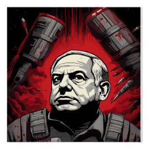 Póster Benjamin Netanyahu