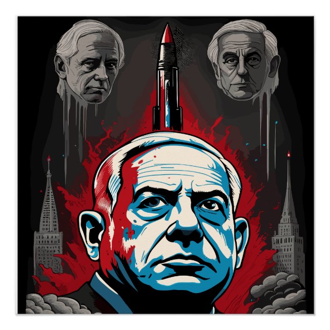 Póster benjamin netanyahu dkk. (Frente)