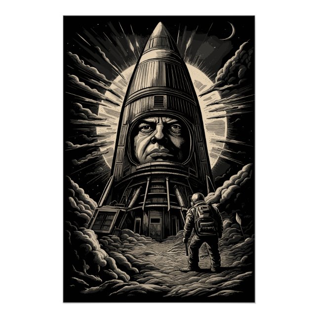 Póster Benjamin Netanyahu Rocket (Frente)