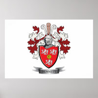 Bennett Family Crest Casaco de Armas