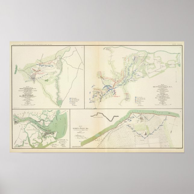 Póster Bentonville, NC (Frente)