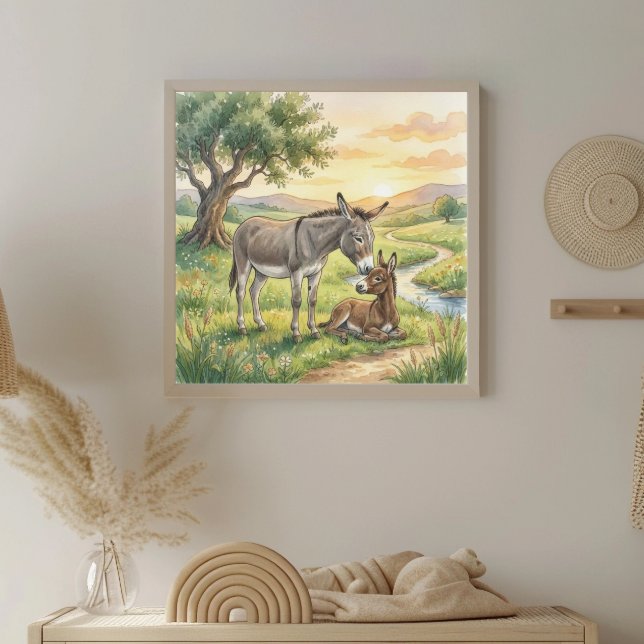 Poster Berçário da Mamãe Burra e do Jumento (Criador carregado)