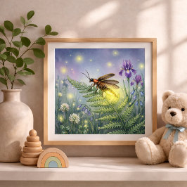 Poster Berçário de Minúsculos Insetos Luz-Férrea