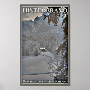 Póster Berchtesgaden - Lodge da Hinterbrand