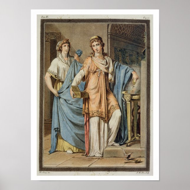 Póster Berenice, fantasia de "Berenice", por Jean Racine, (Frente)