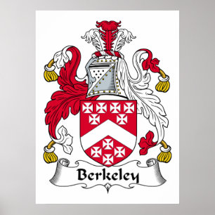 Póster Berkeley Family Crest