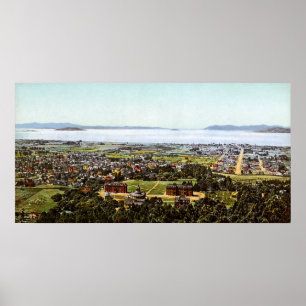 Poster Berkeley San Francisco Califórnia