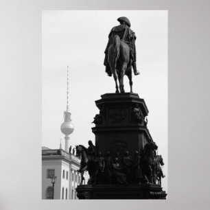 Poster Berlim berlinense Fernsehturm