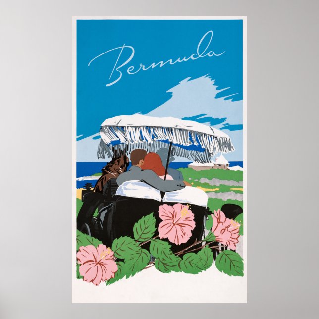 Poster Bermuda Viagem (Frente)