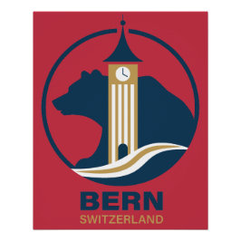 Póster Bern Switzerland Europe
