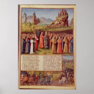 Poster Bernard cruzada preaching de Clairvaux da segunda