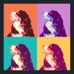 Póster Bernese Mountain Dog Pop Art<br><div class="desc">Bernese Mountain Dog Pop Art</div>