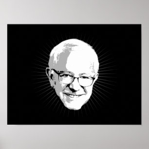 Poster Bernie Sanders - Efeito Halo - Humor Político -.