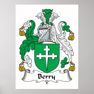 Poster Berry Family Crest