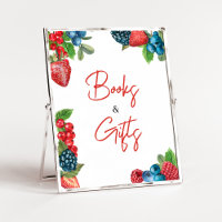 Berry Sweet Summer Chá de fraldas Books e presente