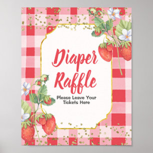 Poster Berry Sweet watercolor Fralda Raffle