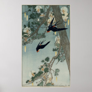 Poster Bertha Boynton Lum a terra do bluebird