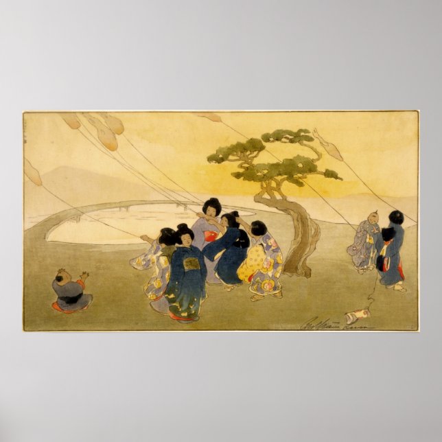 Póster Bertha Boynton Lum Kites (Frente)