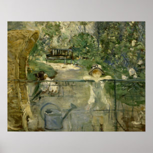 Poster Berthe Morisot - a cadeira da cesta