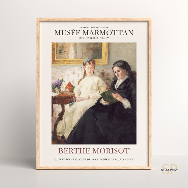 Poster Berthe Morisot A Mãe e Irmã do Artista (Criador carregado)
