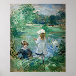 Poster Berthe Morisot - Ao lado de um lago