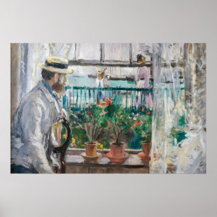 Poster Berthe Morisot - Eugene Manet na Ilha de Wight