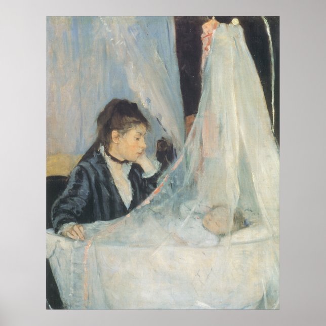 Poster Berthe Morisot, Impressionismo Vintage (Frente)