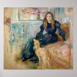 Poster Berthe Morisot - Julie e o seu Greyhound Laerte