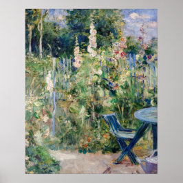 Poster Berthe Morisot - Malvarrosas