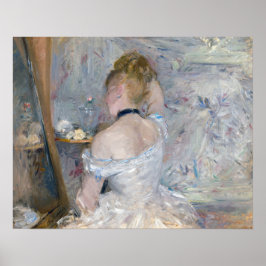Poster Berthe Morisot - Mulher na sua Toilette