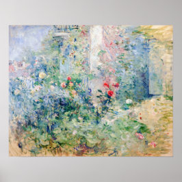 Poster Berthe Morisot - O Jardim em Bougival