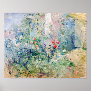 Poster Berthe Morisot - O Jardim em Bougival