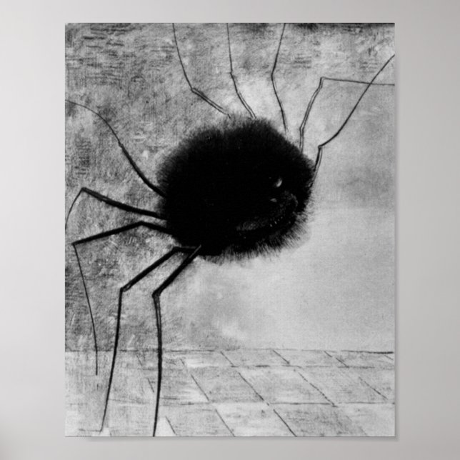 Póster Bertrand-Jean Redon - Aranha Rindo (Frente)
