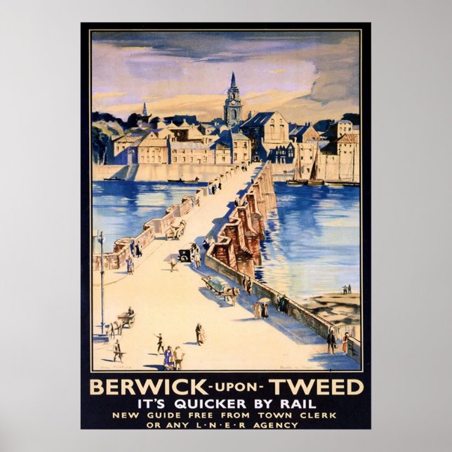 POSTER BERWICK NA TWEED (Frente)